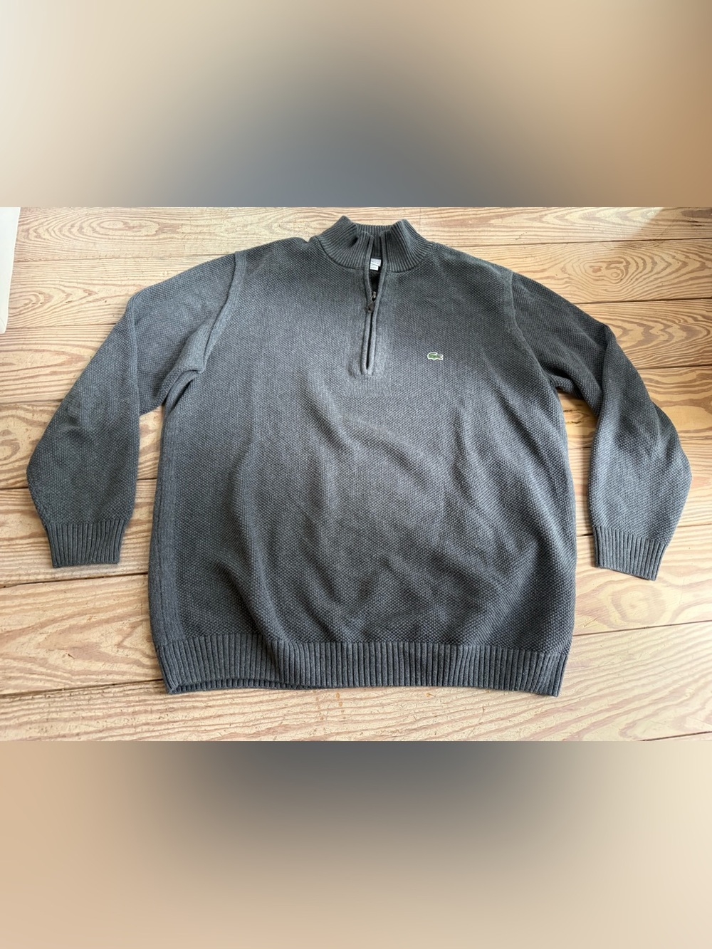 Lacoste Quarter-Zip Sweater size xl